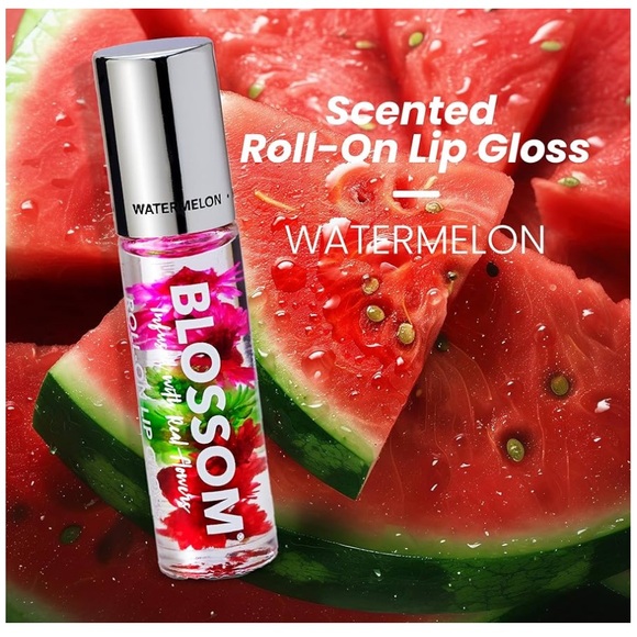 BLOSSOM roll on lip gloss- Watermelon Scented - Picture 3 of 5